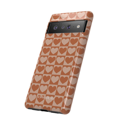 Tough Love in Brown - Tough Phone Case