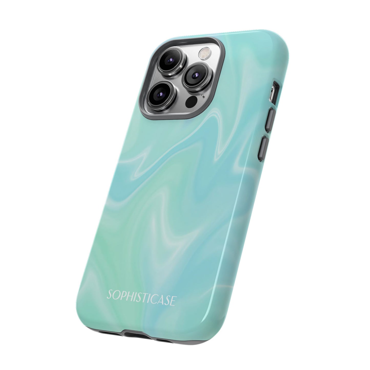 Liquid Magic in Green Haze - iPhone Case