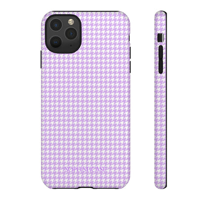 Tough Case - Houndstooth in Pastel Purple