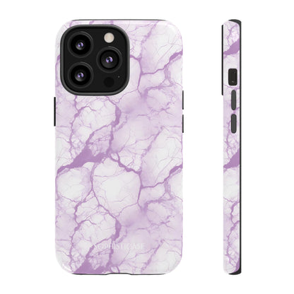 Marble Opulence in Purple - iPhone Case