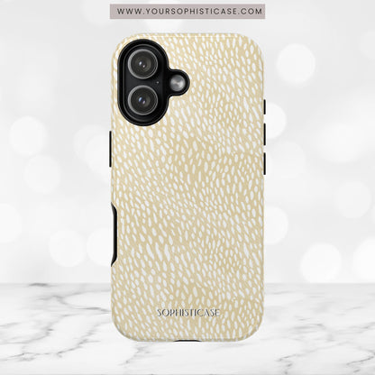 Oh Deer! in Neutral Beige- Tough Phone Case