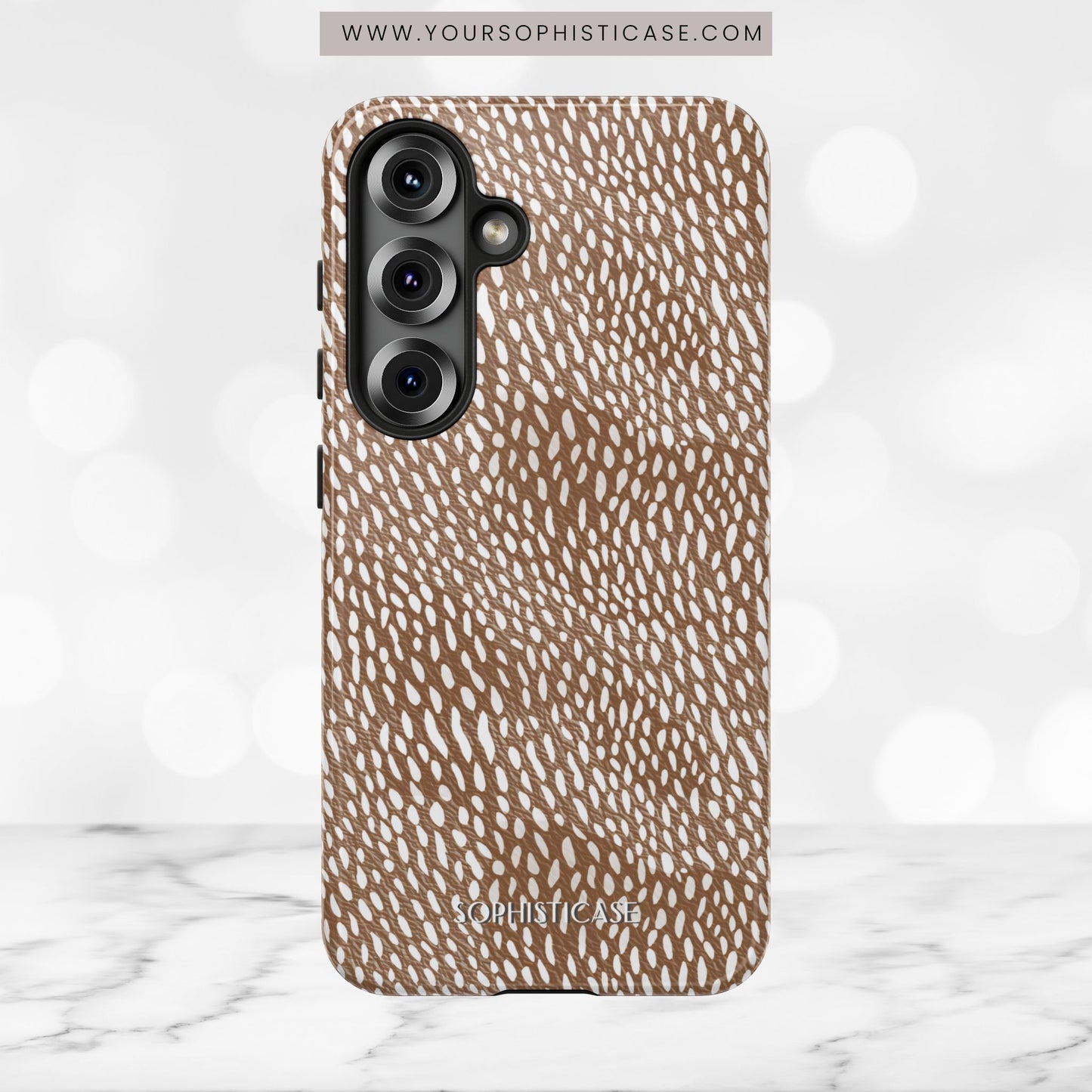 Oh Deer! in Brown- Tough Phone Case