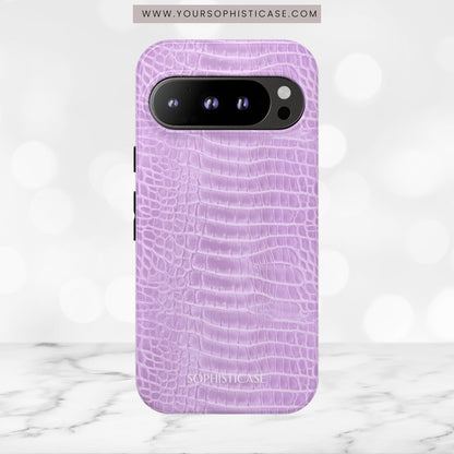 Luxe Leather in Purple - Tough Phone Case