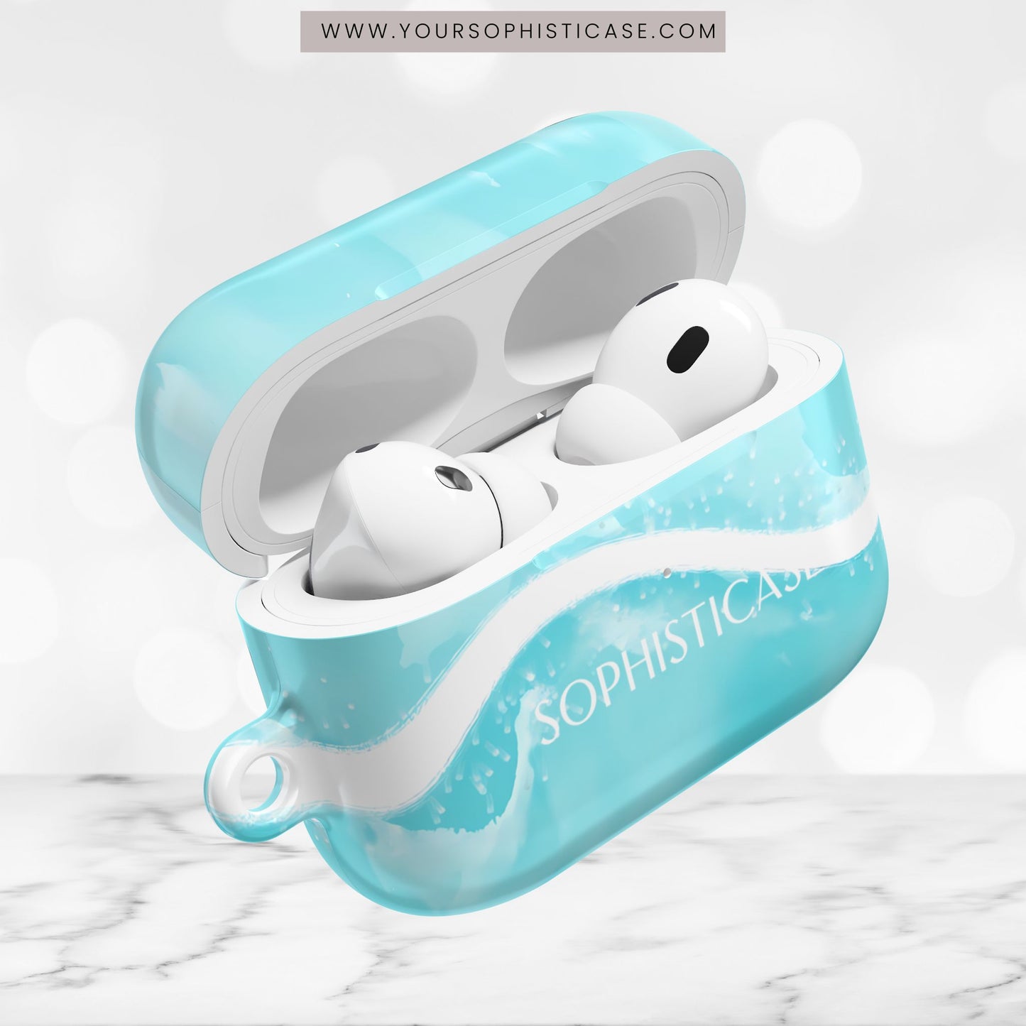 AirPod Cases - Serenity in Aqua