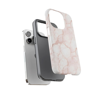 Marble Opulence in Neutral Beige - Tough Phone Case