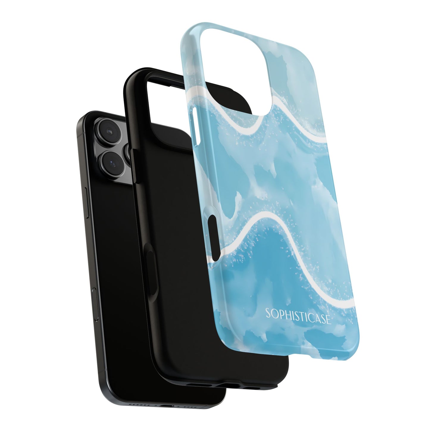 Serenity in Blue - Drop Proof Phone Case for iPhone, Samsung Galaxy and Google Pixel