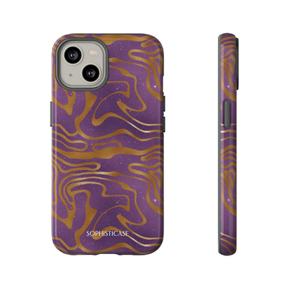 Cosmic Gold in Purple - iPhone Case, Samsung Galaxy Case, Google Pixel Case