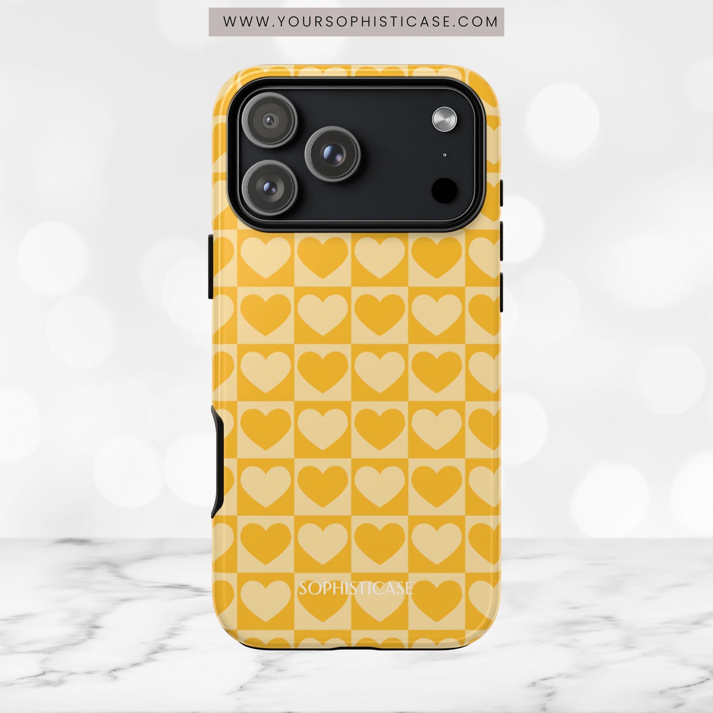 Tough Love in Yellow - iPhone Case