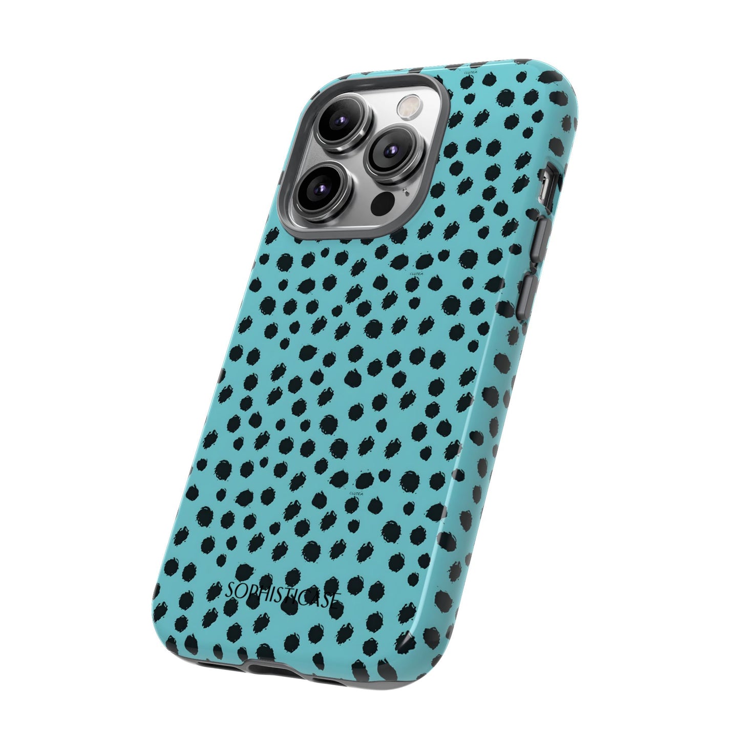 Cheetahs and Liars in Aqua - iPhone Case