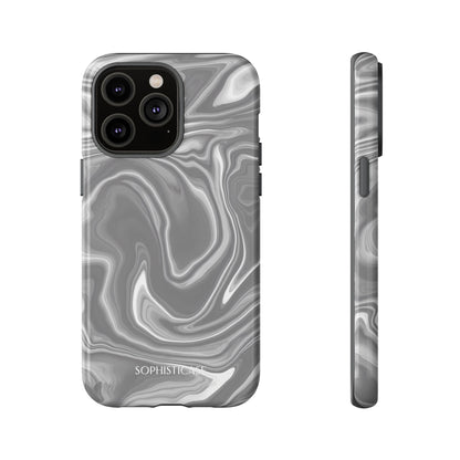 Liquid Dreams in Charcoal - iPhone Case