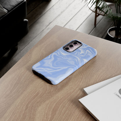Liquid Dreams in Smoke Blue - Tough Phone Case