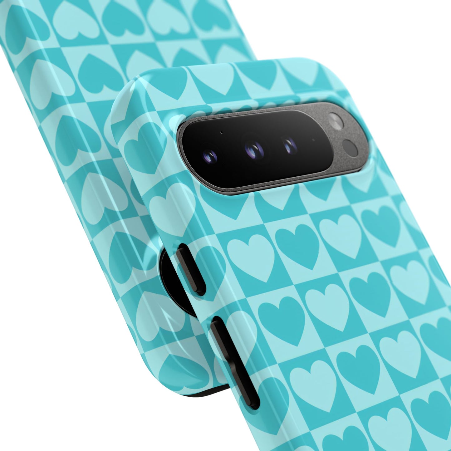 Tough Love in Aqua - Tough Phone Case