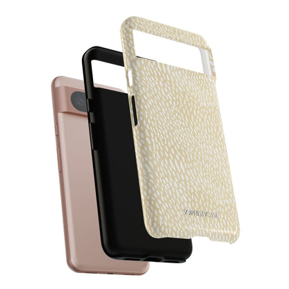 Oh Deer! in Neutral Beige- Tough Phone Case
