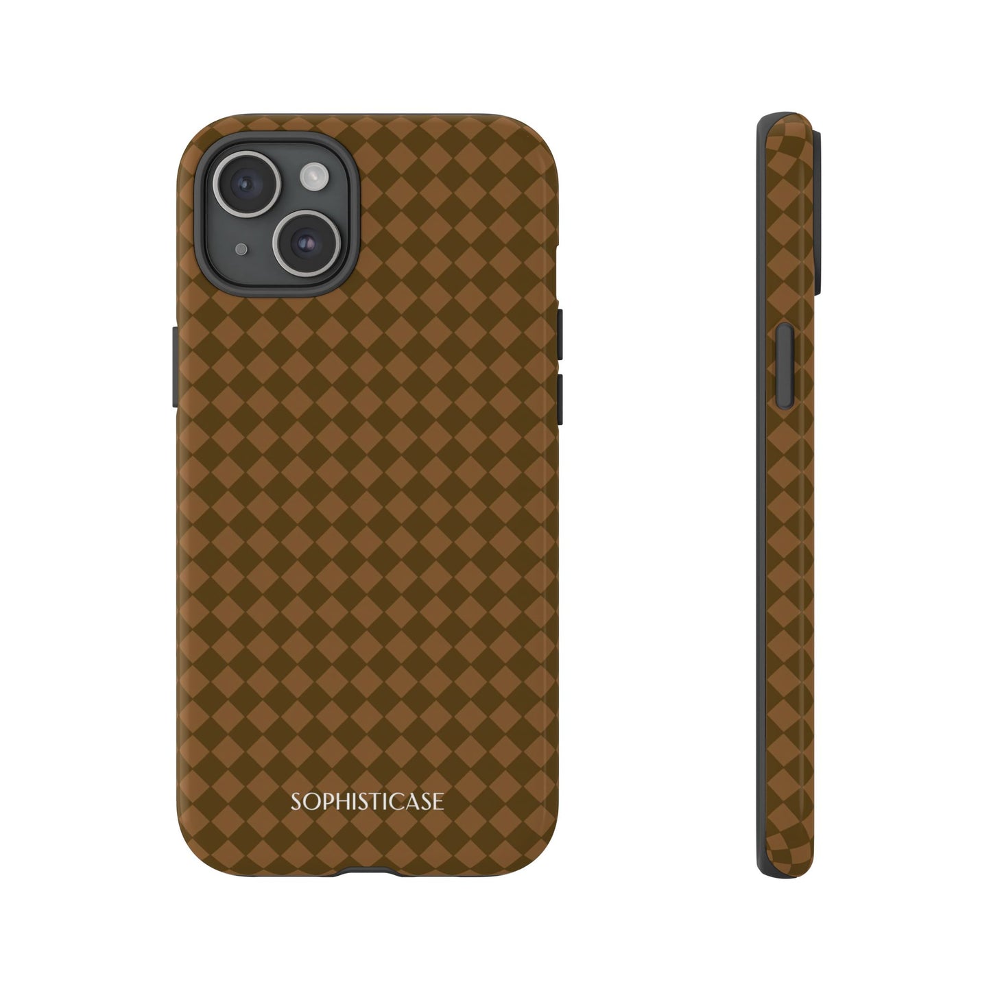 Diamond Diva in Deep Brown - iPhone Case, Samsung Galaxy Case, Google Pixel Case
