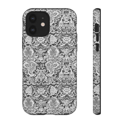 Luxe Lace in Black - Tough Phone Case
