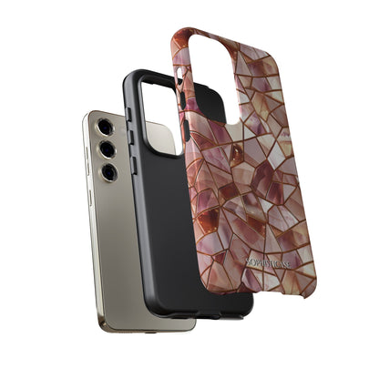 Rose' Runway in Champagne Mosaic - Tough Phone Case