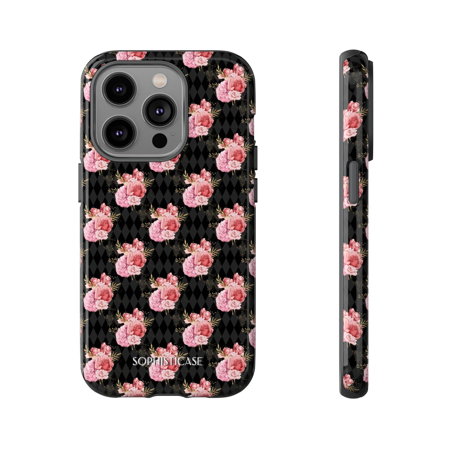 Rose Diamond Romance in Vivienne - Tough Phone Case