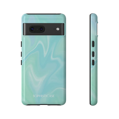 Liquid Magic in Green Haze - Drop Proof Phone Case for Google Pixel