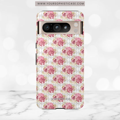 Rose Diamond Romance in Colette - Tough Phone Case