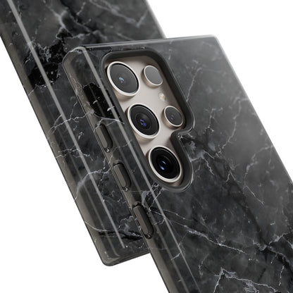 Marble Opulence in Black - iPhone Case, Samsung Galaxy Case, Google Pixel Case