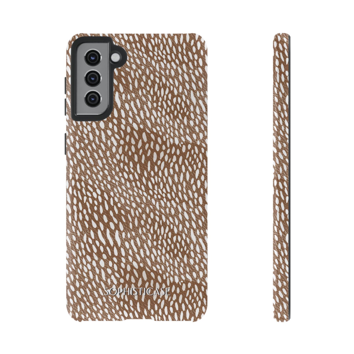 Oh Deer! in Brown - Drop Proof Phone Case for Samsung Galaxy