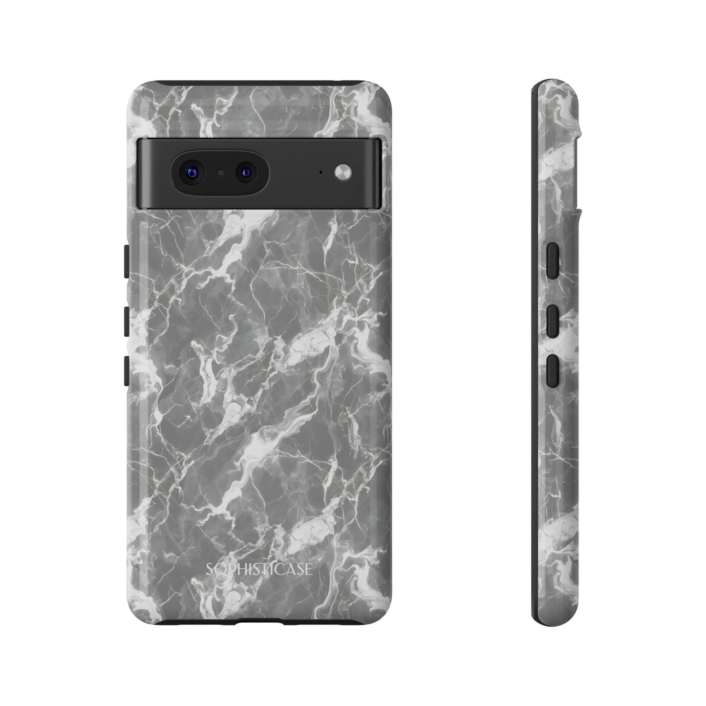 Marble Crush in Charcoal Grey - iPhone Case, Samsung Galaxy Case, Google Pixel Case