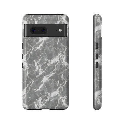 Marble Crush in Charcoal Grey - iPhone Case, Samsung Galaxy Case, Google Pixel Case