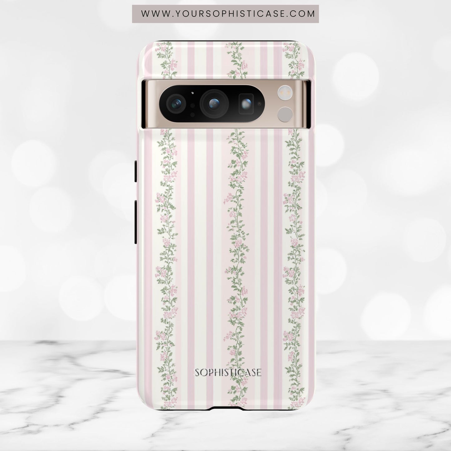 The Sweetest Thing in Coquette Rose Vine - iPhone Case, Samsung Galaxy Case, Google Pixel Case