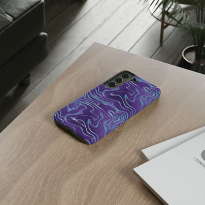 Cosmic Gold in Blue & Purple - iPhone Case, Samsung Galaxy Case, Google Pixel Case