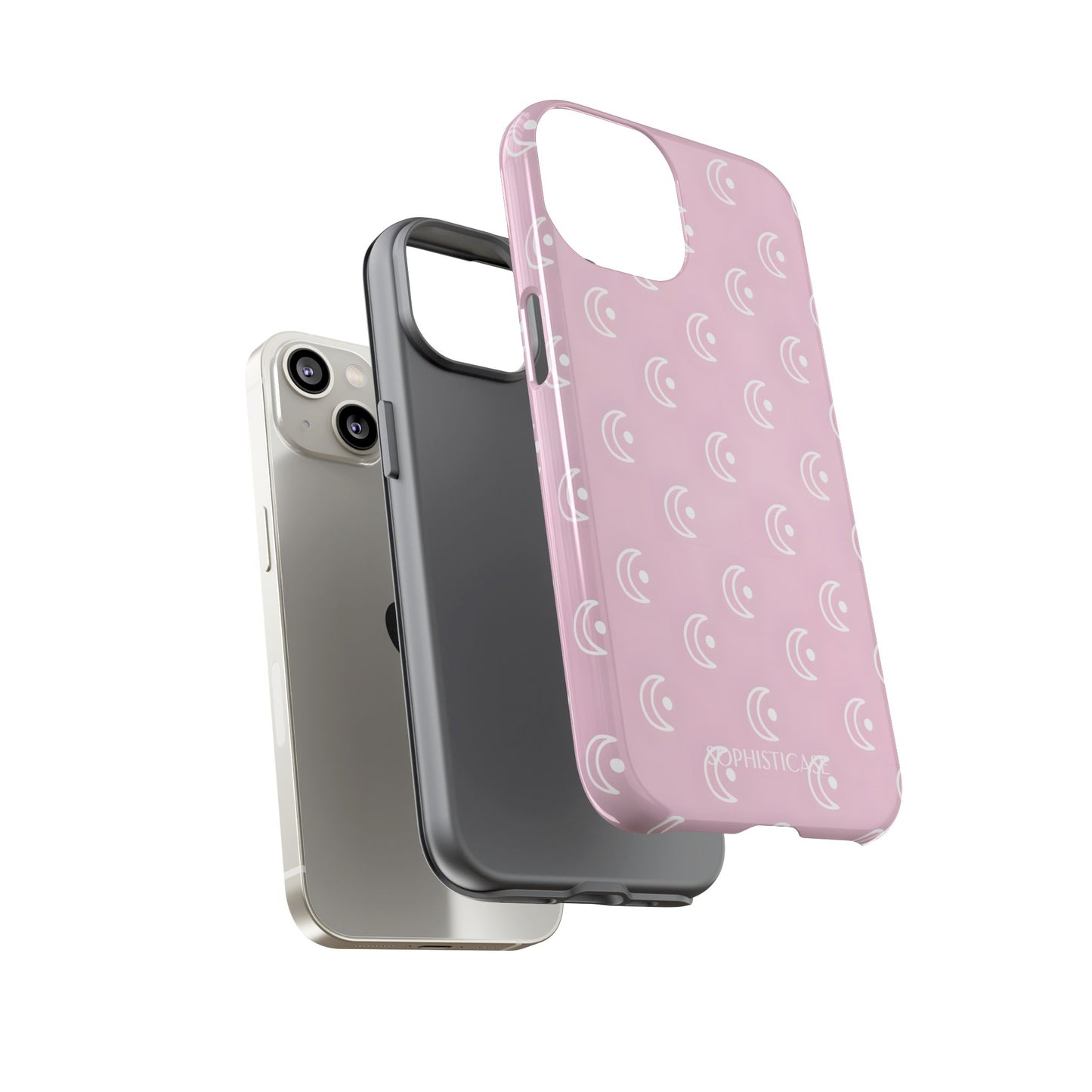 Moon Phase in Pink - iPhone Case