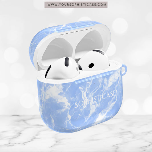 AirPod Cases - Marble Crush in Blue