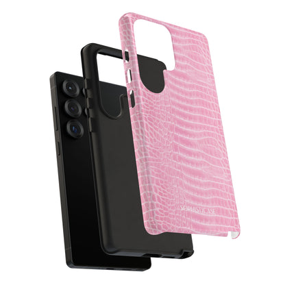 Luxe Leather in Pink - Tough Phone Case