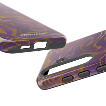 Cosmic Zebra in Purple - iPhone Case, Samsung Galaxy Case, Google Pixel Case