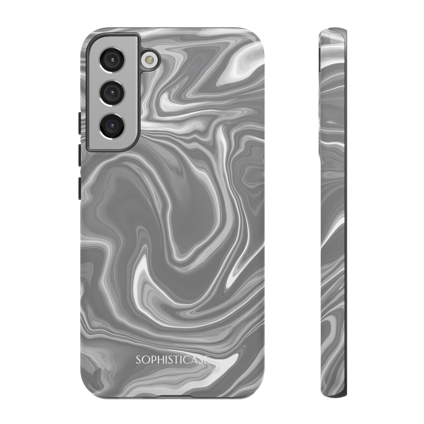 Liquid Dreams in Charcoal - Tough Phone Case