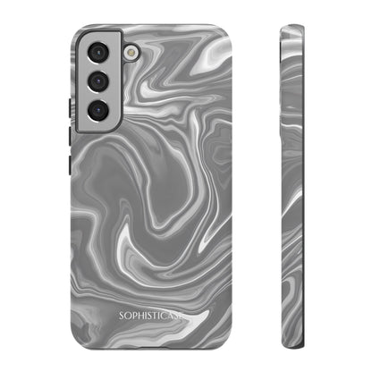 Liquid Dreams in Charcoal - Tough Phone Case