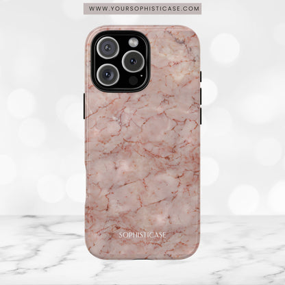 Marble Opulence in Pink - iPhone Case, Samsung Galaxy Case, Google Pixel Case