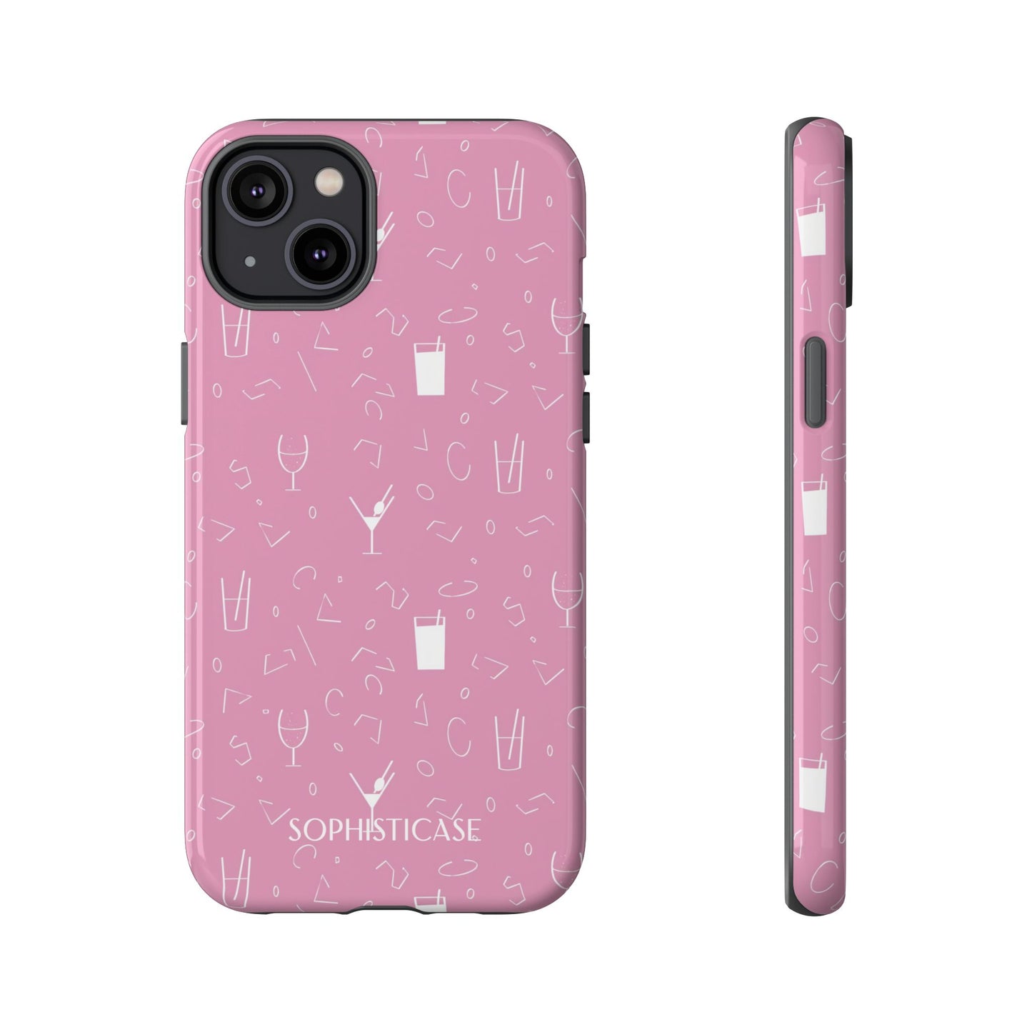Cocktail Hour in Pink - iPhone Case