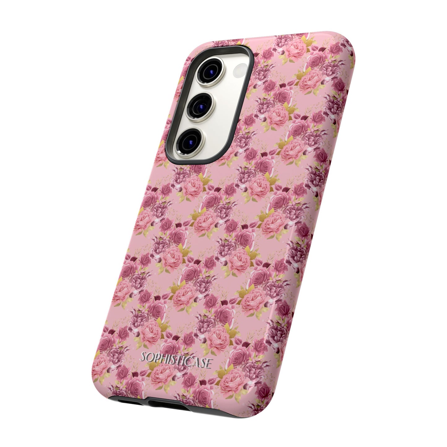 Rose Diamond Romance in Amelie - Tough Phone Case