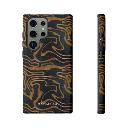 Cosmic Zebra in Black - iPhone Case, Samsung Galaxy Case, Google Pixel Case