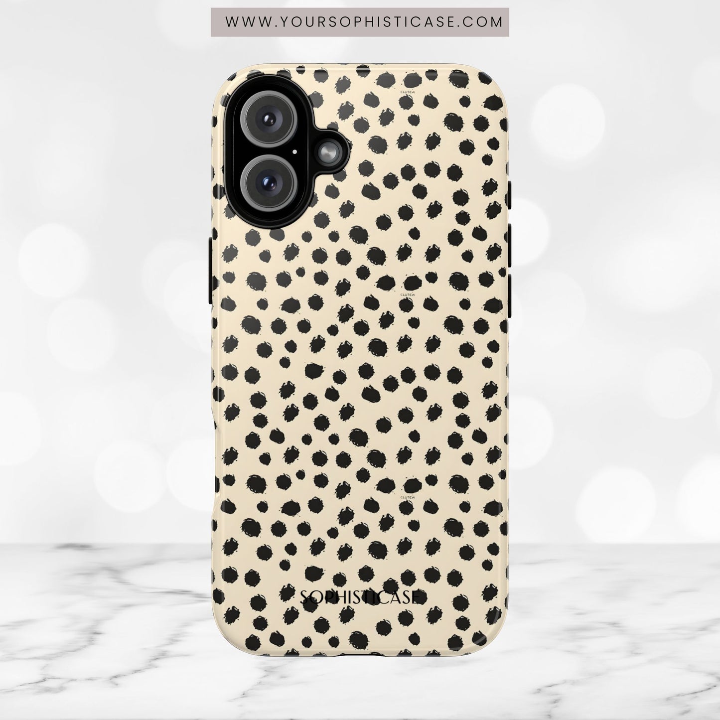 Cheetahs and Liars in Beige - iPhone Case