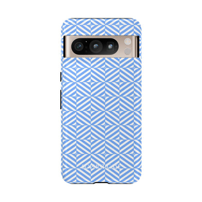 Illusions in Blue - Drop Proof Phone Case for Google Pixel