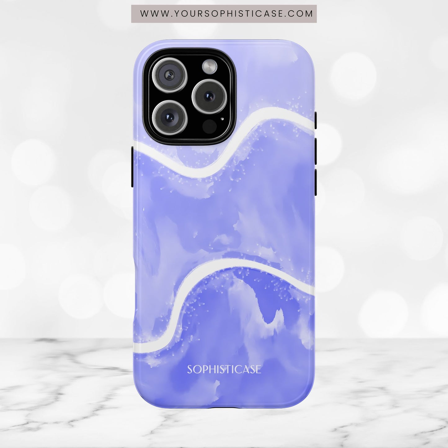 Serenity in Light Purple - iPhone Case