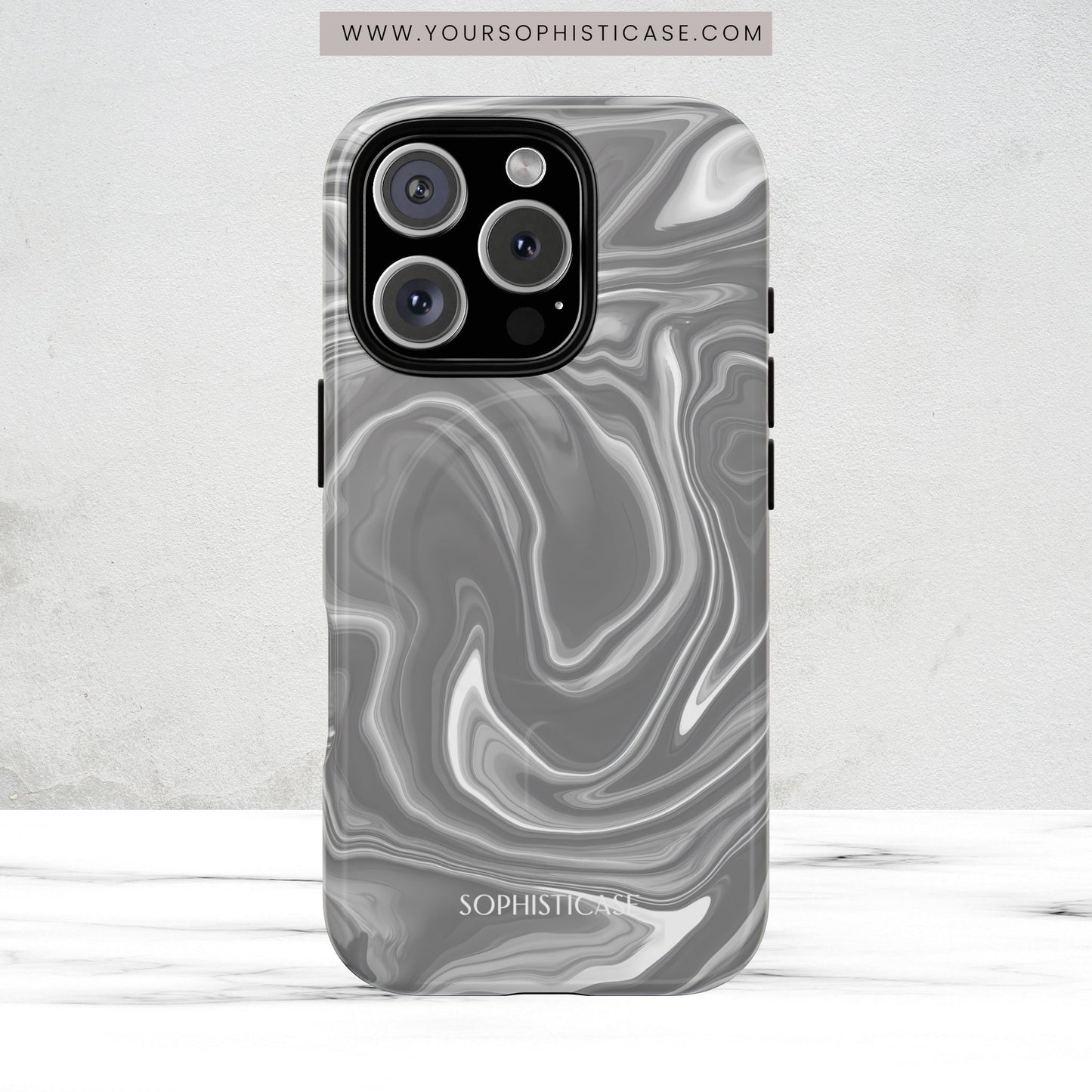 Liquid Dreams in Charcoal - Magsafe Case