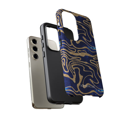Cosmic Zebra in Blue - iPhone Case, Samsung Galaxy Case, Google Pixel Case
