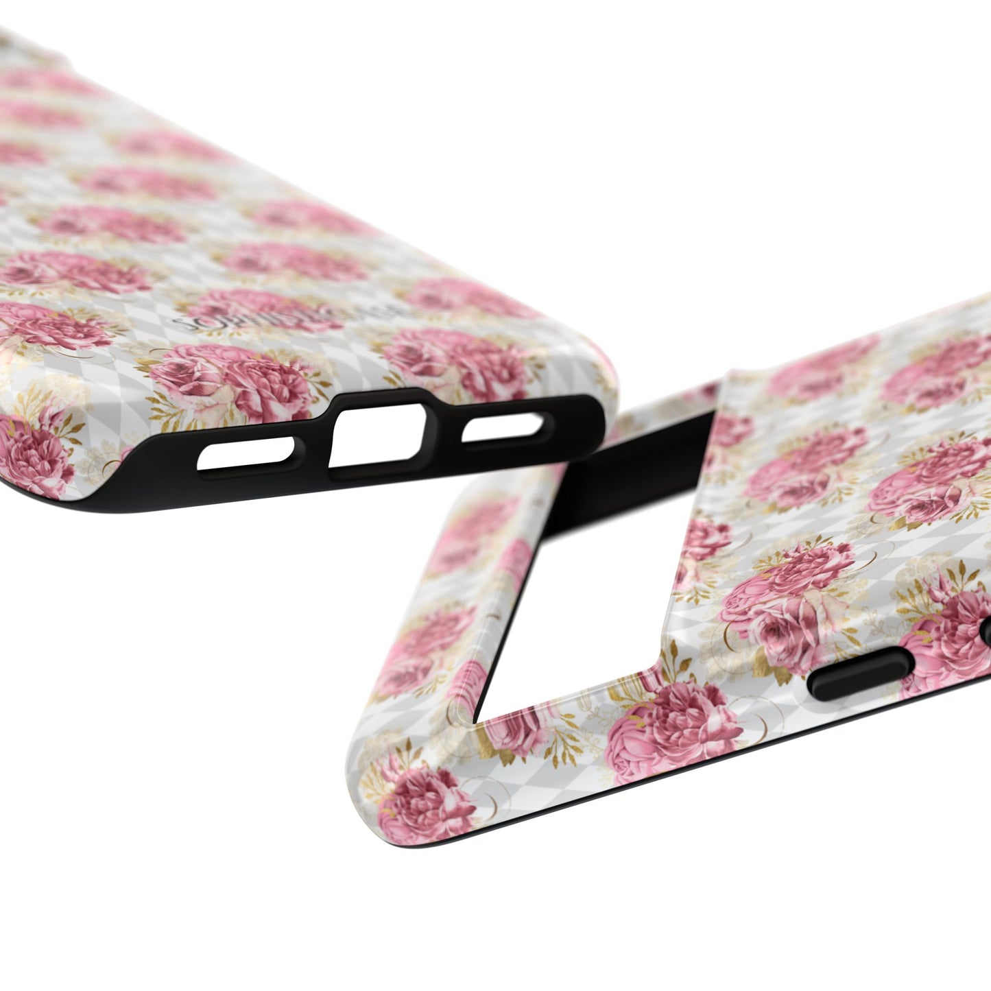 Rose Diamond Romance in Colette - Tough Phone Case