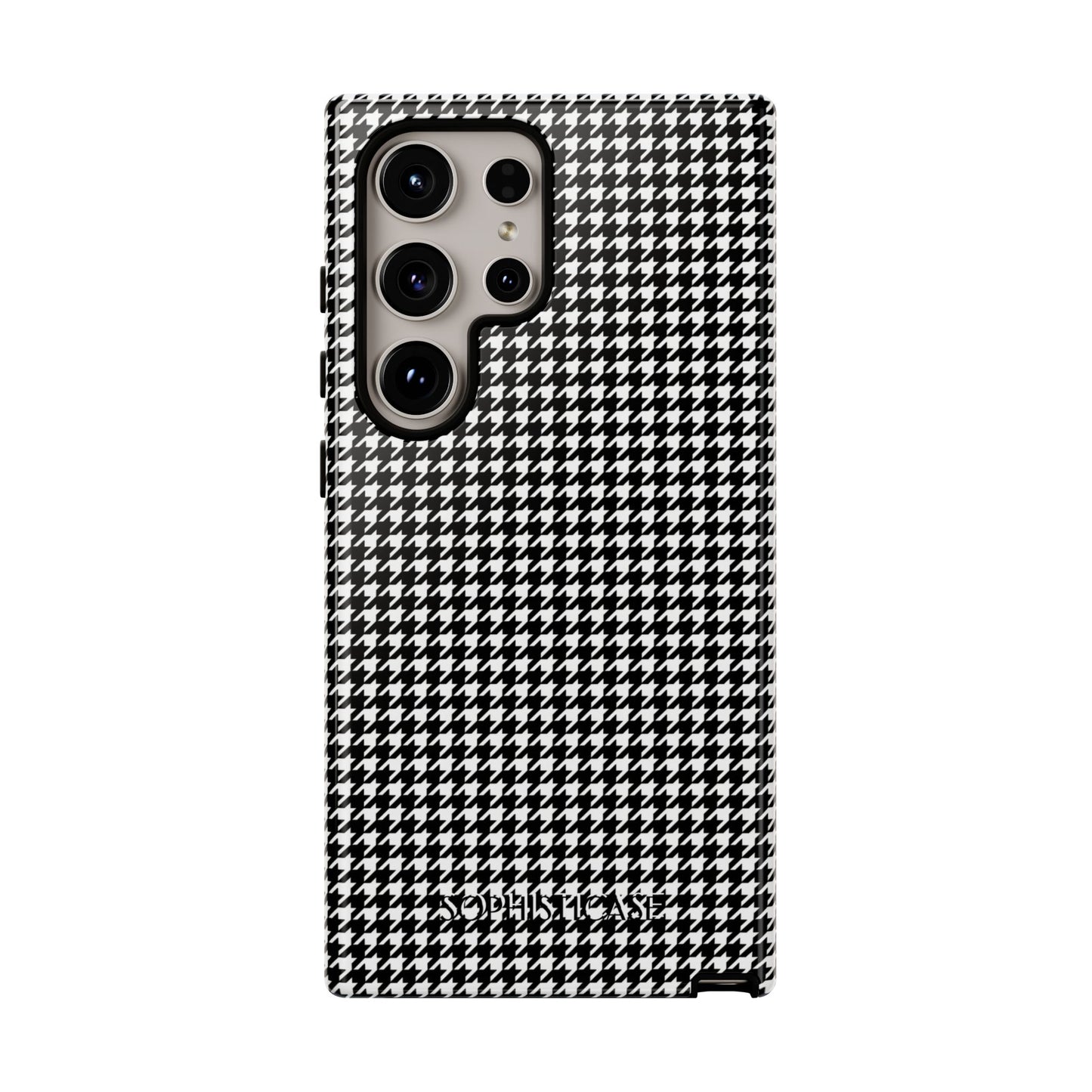 Tough Case - Houndstooth in Black