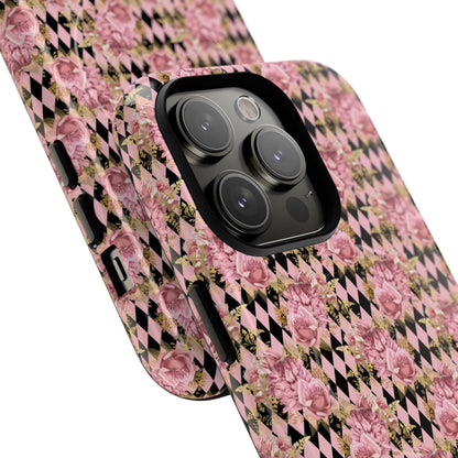 Rose Diamond Romance in Valentina - Magsafe Phone Case