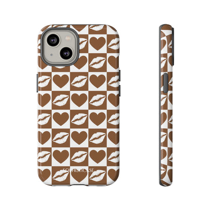 Belle Amie in Deep Brown - iPhone Case, Samsung Galaxy Case, Google Pixel Case