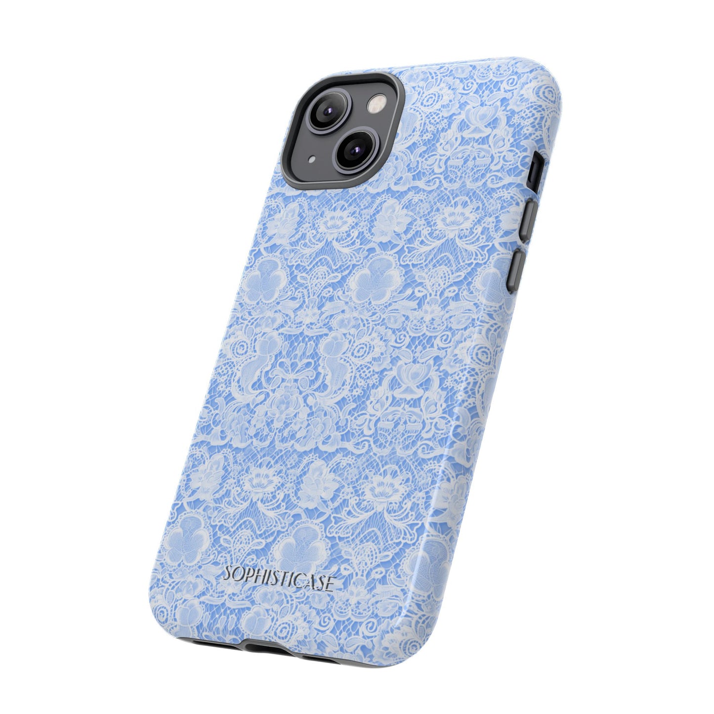 Luxe Lace in Blue - iPhone Magsafe Case