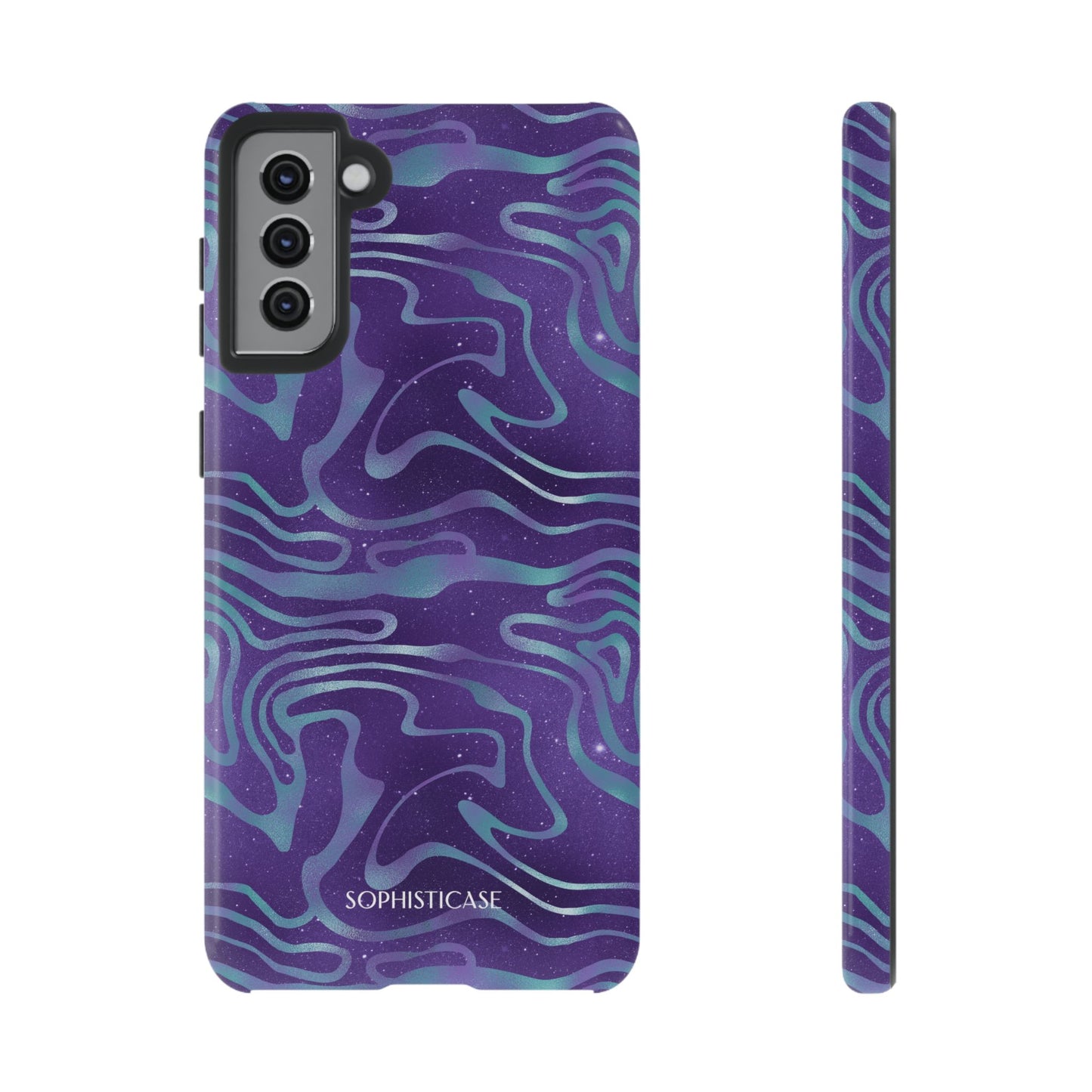 Cosmic Gold in Blue & Purple - iPhone Case, Samsung Galaxy Case, Google Pixel Case